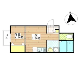 アビリア南小泉【1階】の間取り