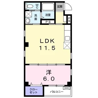 プライド ロック【3階】の間取り