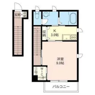 シャトル境南町【2階】の間取り
