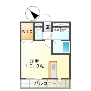 ルアージュショコラ【2階】の間取り