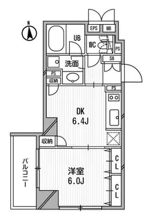 クリオ三田ラ・モード【3階】の間取り