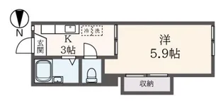 レークヒル【1階】の間取り