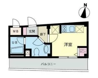 アイランドコア横濱平沼【3階】の間取り