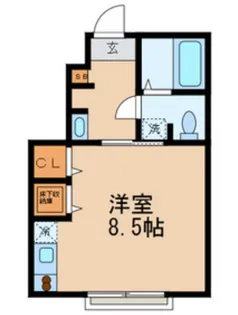 サウススクエア【1階】の間取り