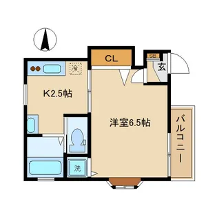 フラットAI【1階】の間取り