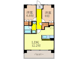 トレ-ゼ旭の間取り