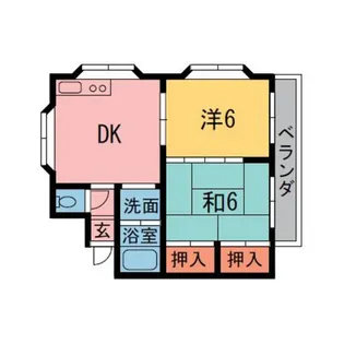 サンガーデン若葉【3階】の間取り