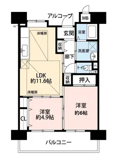 OPH新千里南町【4階】の間取り