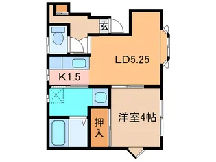 シェルメゾンA【1階】の間取り