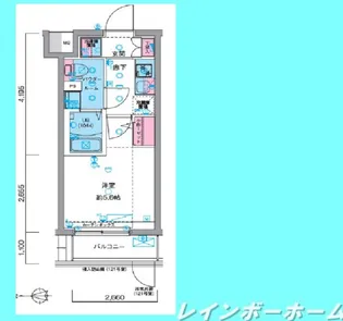 GENOVIA天王台【2階】の間取り
