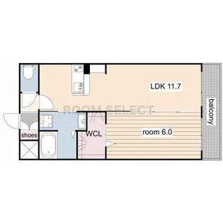La Clarte【3階】の間取り