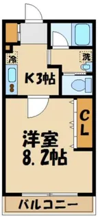 カーサドマーニ【2階】の間取り