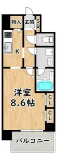 スプランディッドII【6階】の間取り