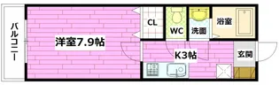 アレフガルド府中【1階】の間取り