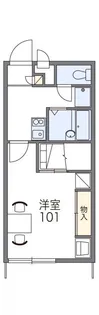 レオパレスコンフォートフカヤ【2階】の間取り