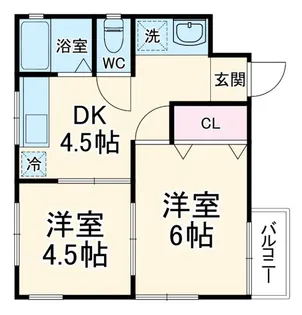 メゾンさかい【3階】の間取り