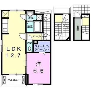 ベル・ショコラ【3階】の間取り