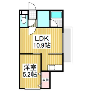 BRONZII【1階】の間取り