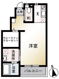 テアトル綾【1階】の間取り