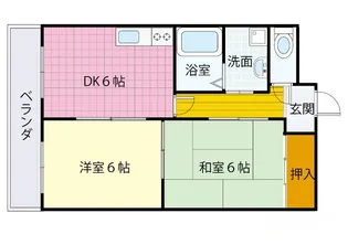 NO.1小林マンション【2階】の間取り