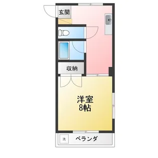 メゾンアキ【2階】の間取り