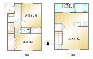 Grove House【2階】の間取り