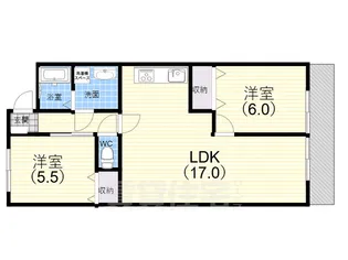 アルモニーナカモト1【3階】の間取り
