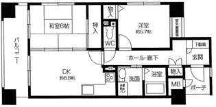 プレラ・にしのみや【11階】の間取り