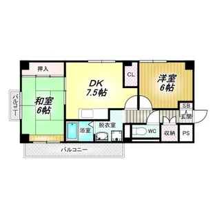 エスポワール【7階】の間取り
