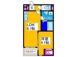 REGIES京都梅小路【3階】の間取り