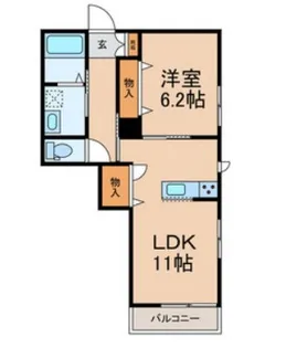 anela【1階】の間取り