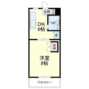 ライブ小島II【2階】の間取り