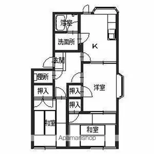 ラベニューコスモ【2階】の間取り
