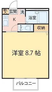 カーサ宮千代【1階】の間取り