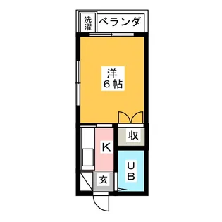 天野ハイツ【3階】の間取り