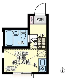 アイアン南大井【2階】の間取り