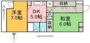 ライオンズマンション亀戸【9階】の間取り