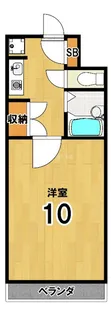 ピラーズ御所西【1階】の間取り