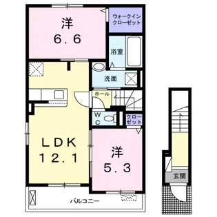 コレクトI【2階】の間取り