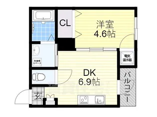 GRANDIR林寺【3階】の間取り