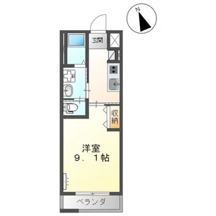 ヴェリテ【2階】の間取り