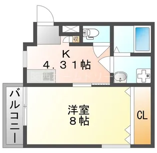 GOODY【2階】の間取り