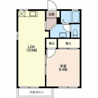 サンライズK【2階】の間取り