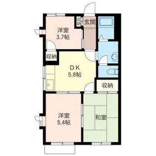 サンクレスト弐番館【2階】の間取り