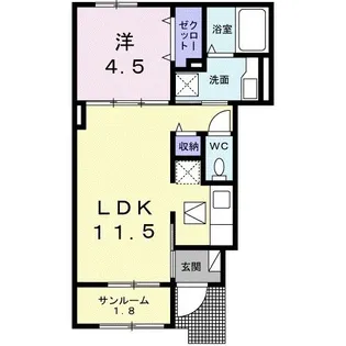 トーゴ H【1階】の間取り