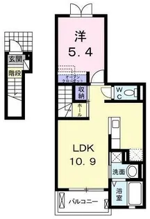 アイラビスタII【2階】の間取り