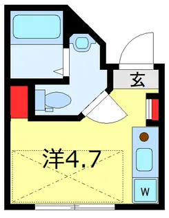 HJ PLACE SASAZUKA【2階】の間取り