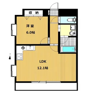 エンブレイスガーデン中野【4階】の間取り