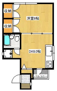 大森第3ビル【4階】の間取り