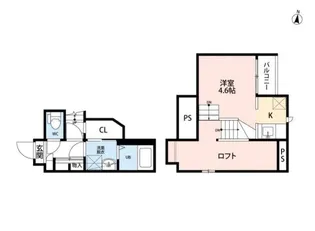 CB別府ルシエ【1階】の間取り